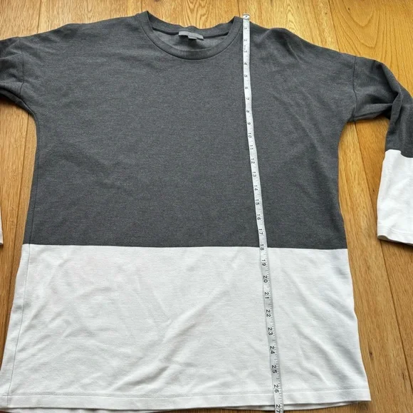 COS LONG SLEEVES COLORBLOCK HEAVYWEIGHT TEE - M - Picture 7 of 10